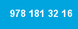 978 181 32 16 978 181 32 16